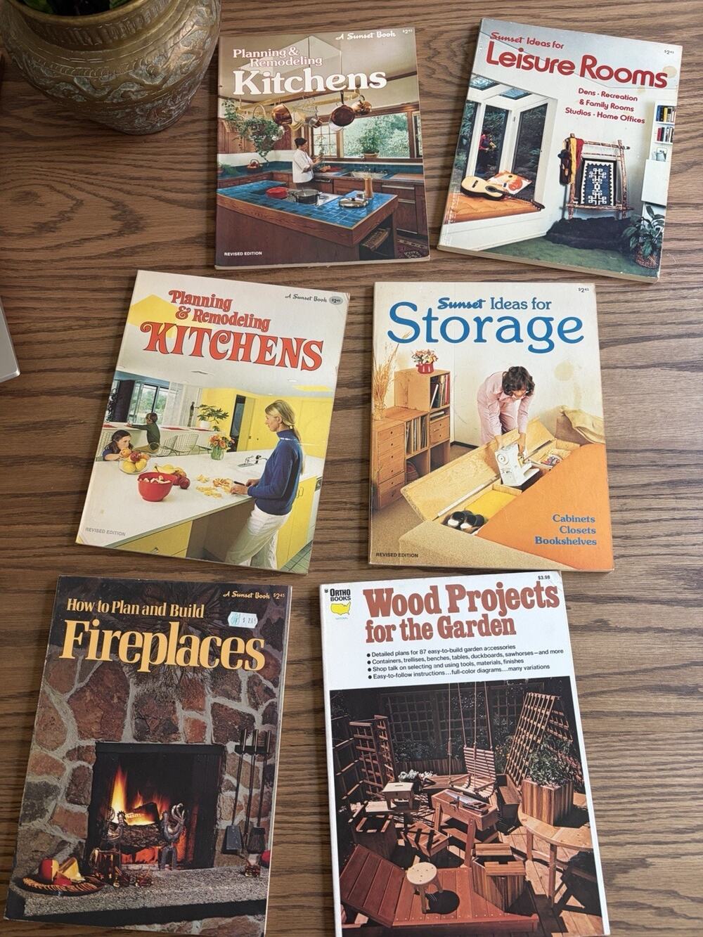 Vintage 1970s Sunset Remodeling Kitchens Storage Home Improvement Retro Books
